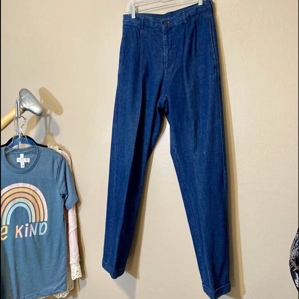 Vintage 90s Gap High Waist Mom Denim Trouser Jeans 30” waist 30” Inseam 32”